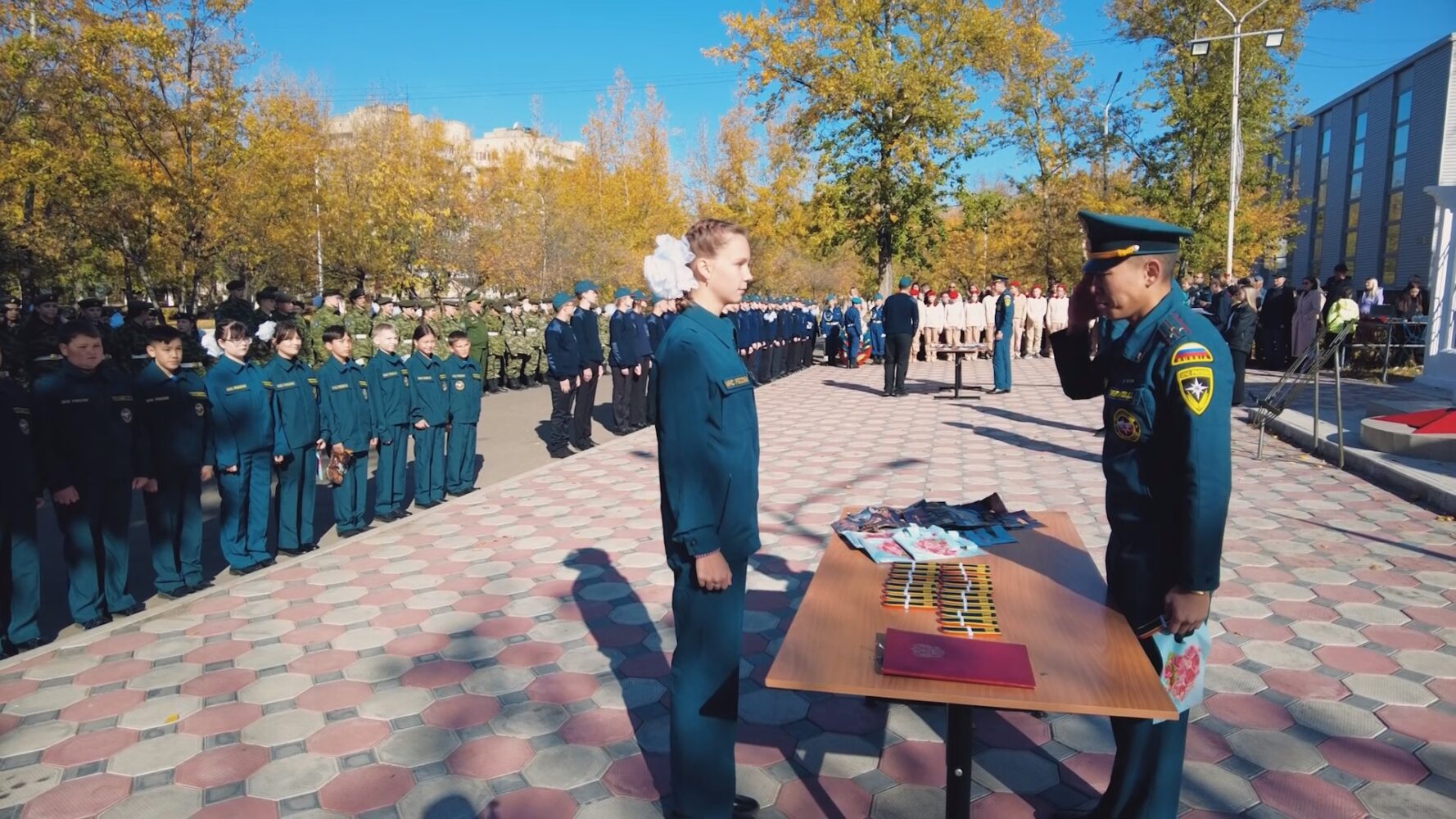 Сорок девять кадетов приступили к обучению в пожарно-спасательных классах в Краснокаменске