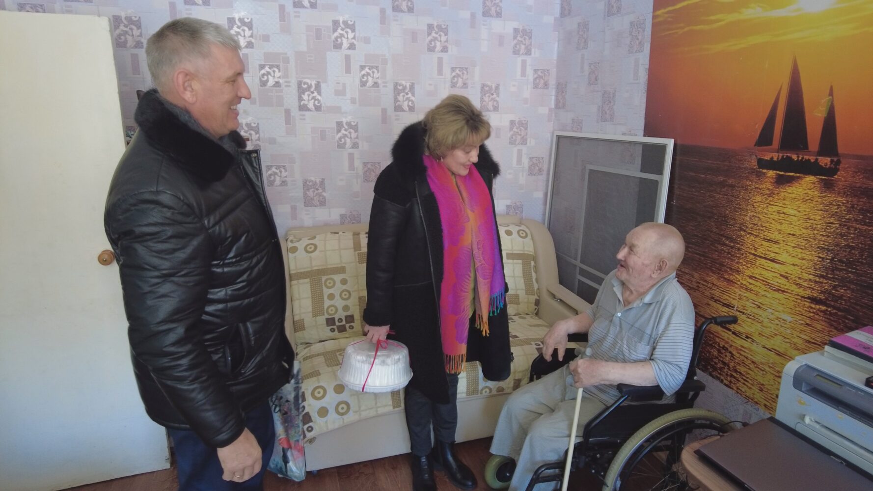 В Краснокаменске поздравили ветерана Великой Отечественной войны с 99 днем рождения