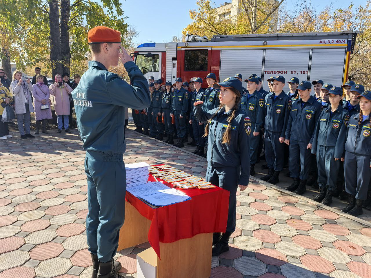 В Краснокаменске увеличивается число кадетских классов МЧС России